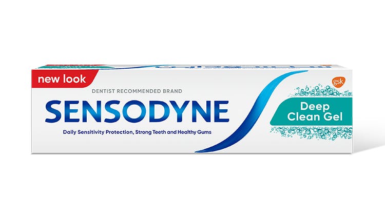 Sensodyne Deep Clean Gel toothpaste packshot