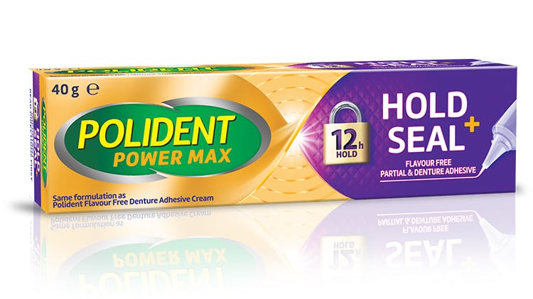 Polident hold + seal