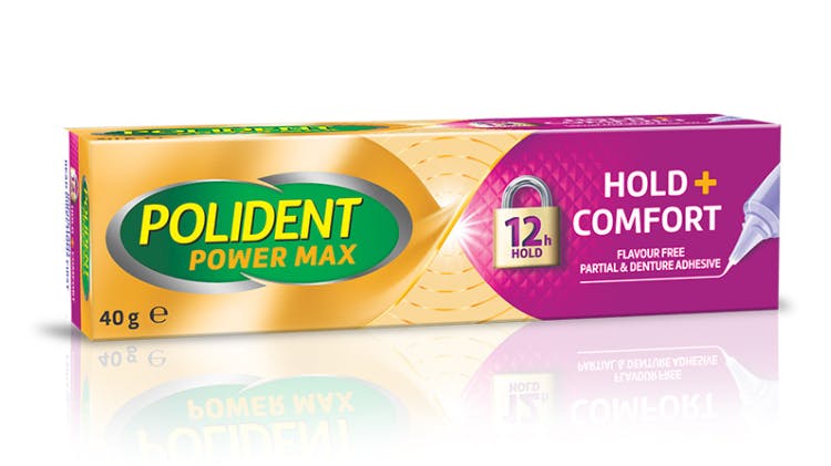 Polident Max Hold + Comfort Denture Adhesive