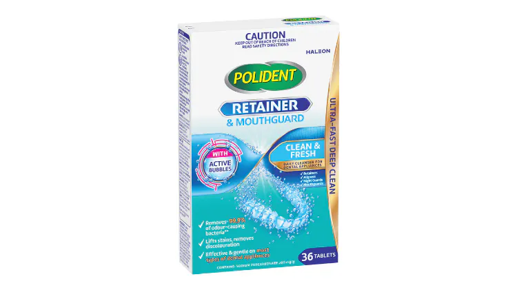 Polident retainer & mouthguard