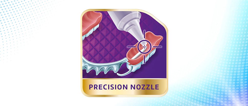 Polident precision nozzle
