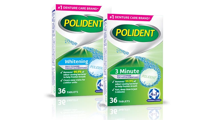 Polident cleansers image