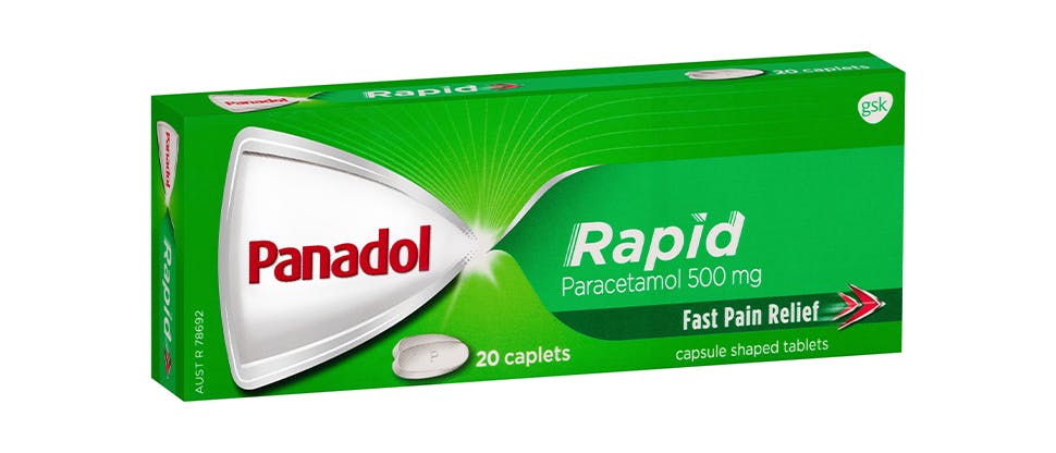 Panadol Rapid pack shot