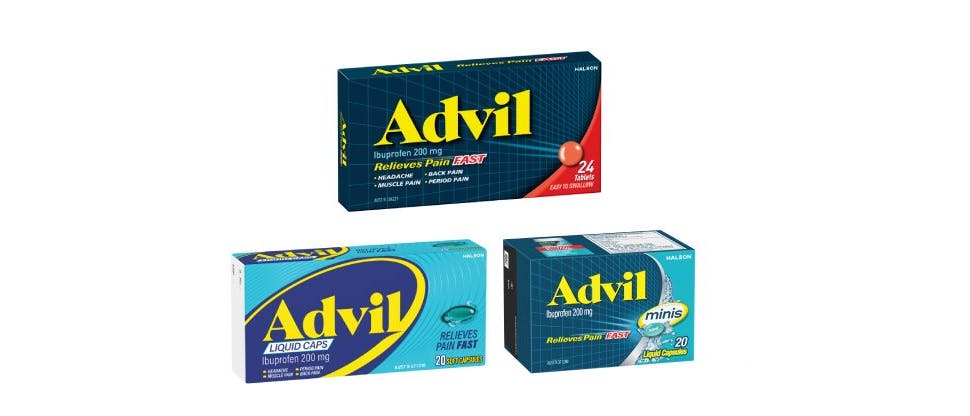 Advil Adult pack range