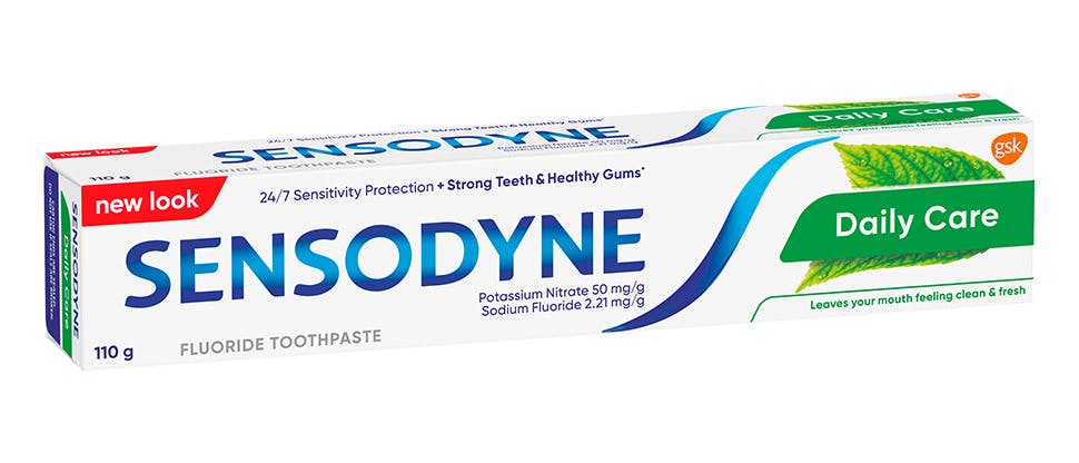 toothpaste with potassium nitrate and sodium fluoride