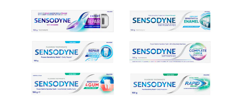 Sensodyne range