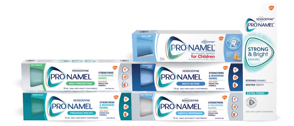 Pronamel Toothpaste range