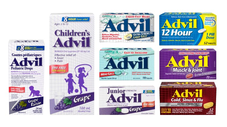 Advil product images