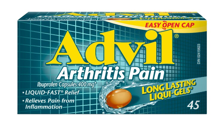 Arthritis Pain Ibuprofen Capsules, 400 mg 