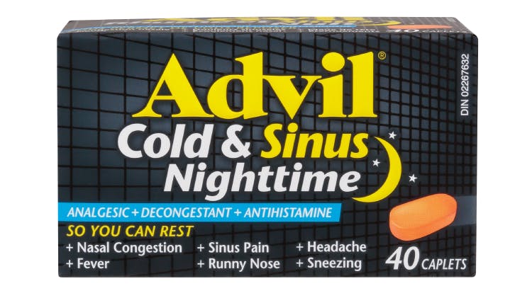 Advil Cold and Sinus Nighttime product image