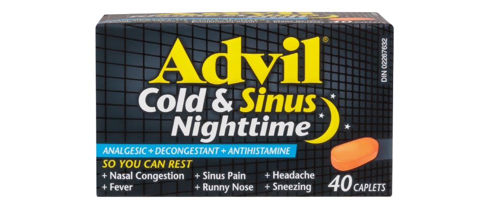 Advil Cold and Sinus Nighttime product image