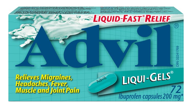 Advil Liqui-Gels 200 mg pack shot