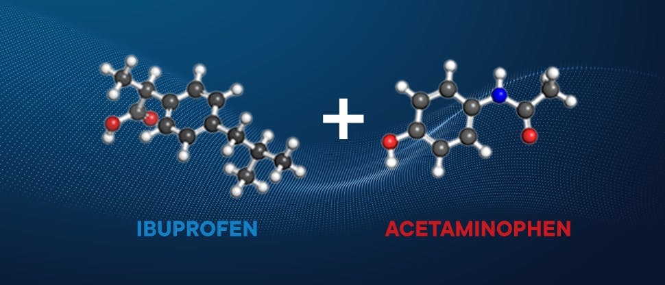 Advil Plus Acetaminophen, two mechanisms of action