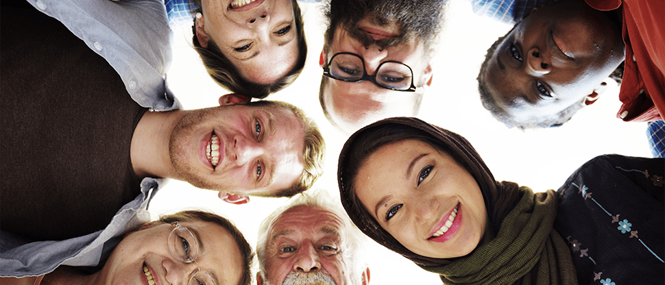 A group of diverse people