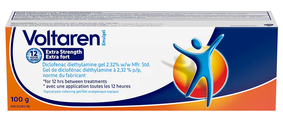 Voltaren Emulgel Extra Strength Diclofenac Diethylamine 2.32% w/w