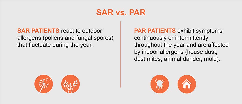 Seasonal and perennial allergic rhinitis