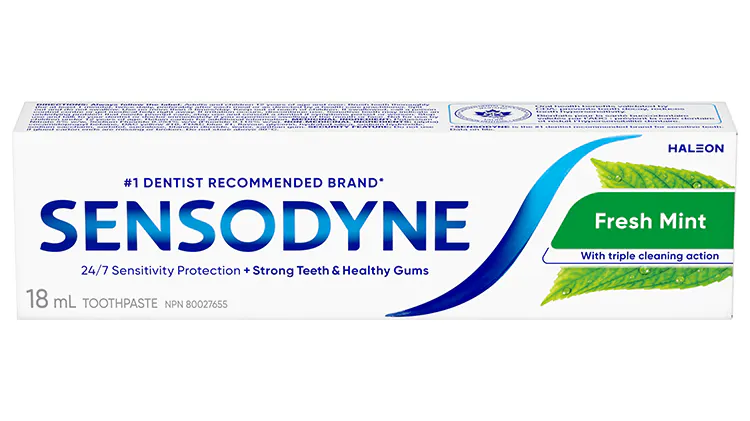 SENSODYNE Fresh Mint toothpaste packshot