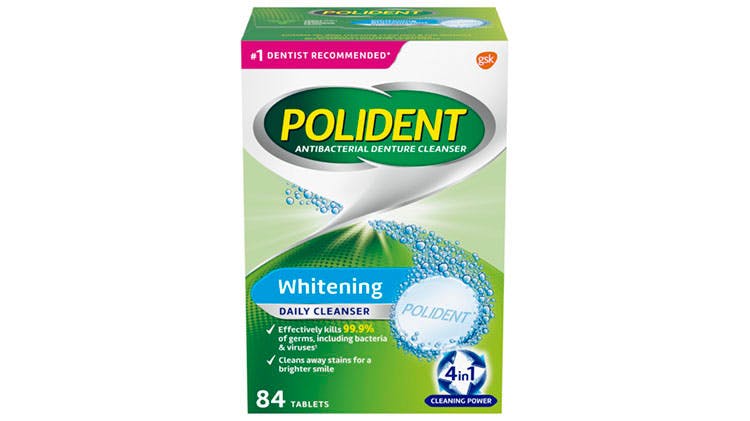 Polident whitening cleanser packshot