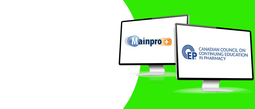 Logos for Mainpro+ and CCCEP accreditation bodies