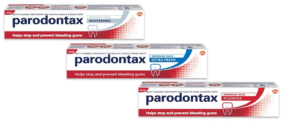   Parodontax Gum Health Toothpaste and  Mouthwash