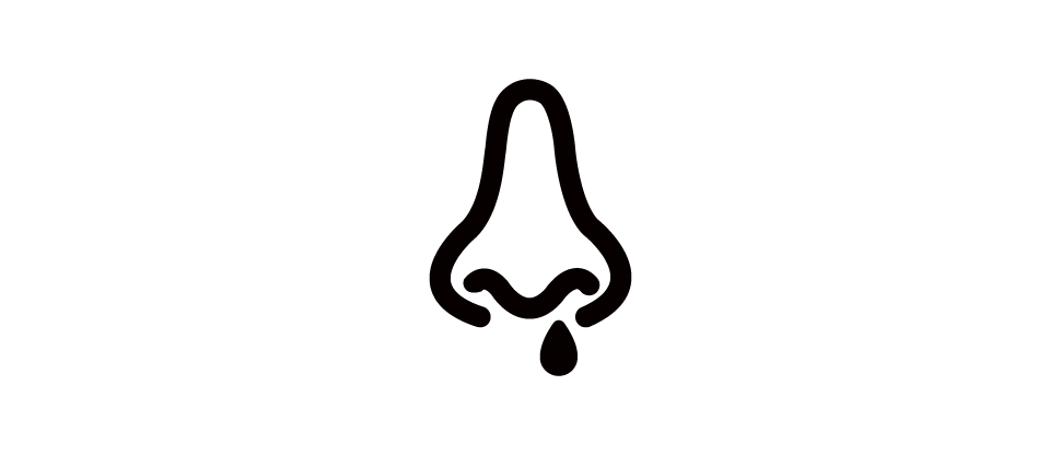 Runny nose icon