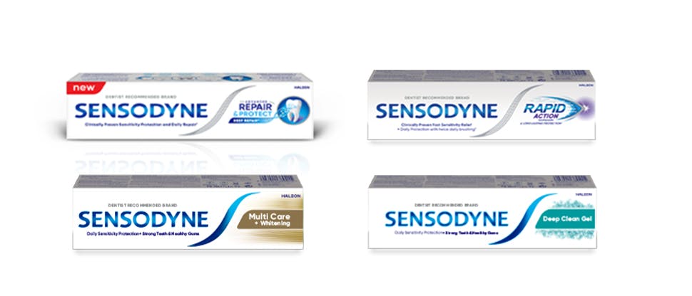 Sensodyne range