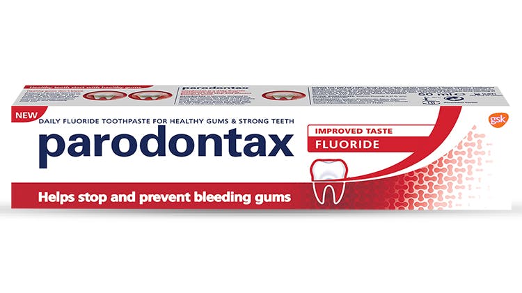 Parodontax toothpaste pack 