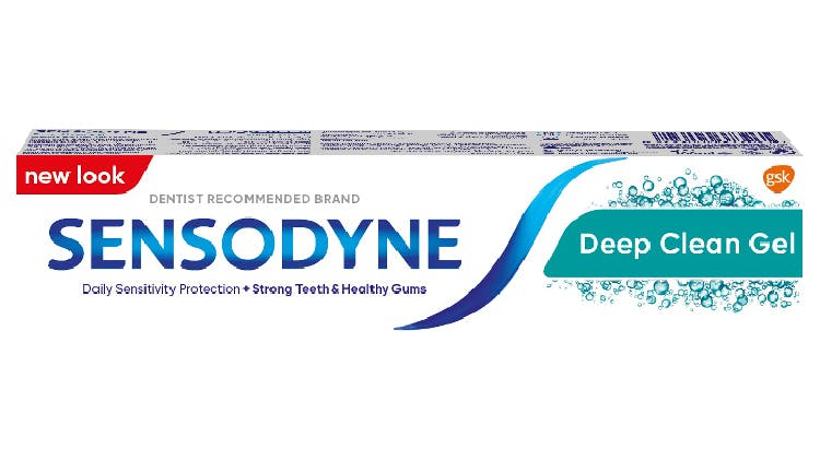 Sensodyne Deep Clean Gel toothpaste packshot