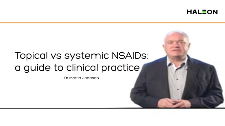 Topical vs systemic non-steroidal anti-inflammatory drugs (NSAIDs)