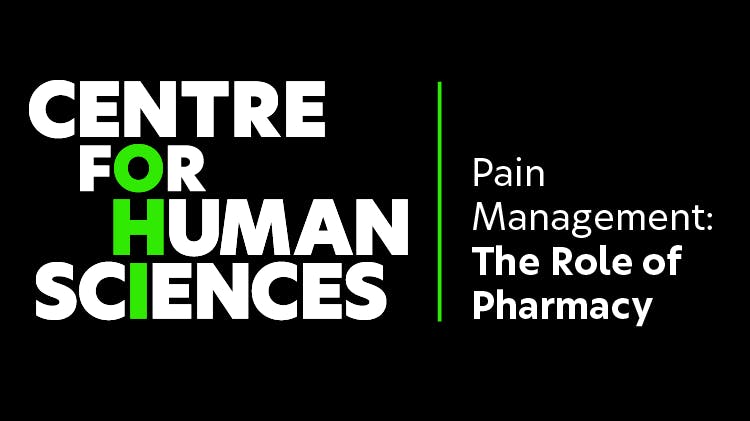 Centre of Human Sciences logo and title of pharmacist training programme