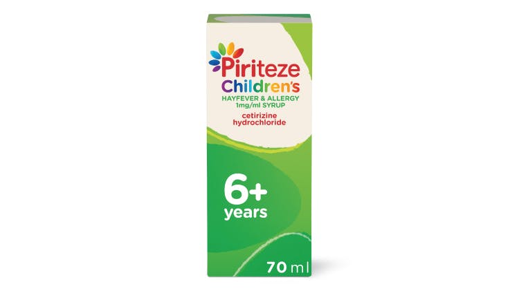 Image of Piriteze Allergy Relief Syrup (GSL)