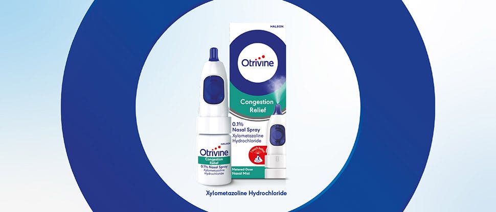 Otrivine with fine nasal mist*