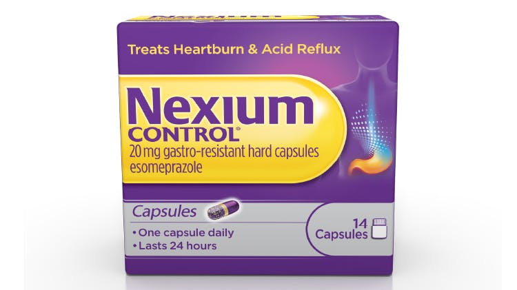 Nexium Control capsules pack shot