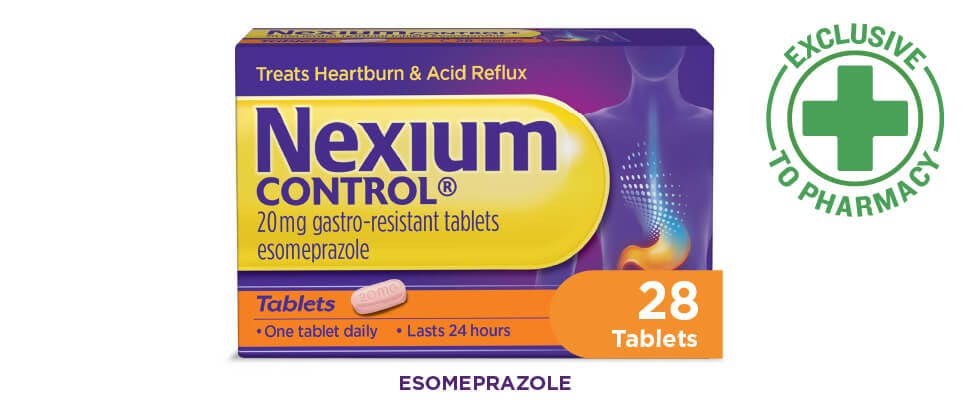 Nexium Control 28 Tablet Pack shot
