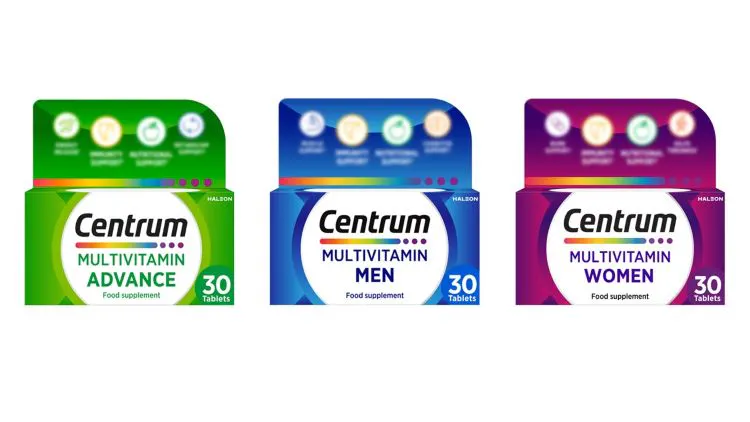 Centrum multivitamin range for adults