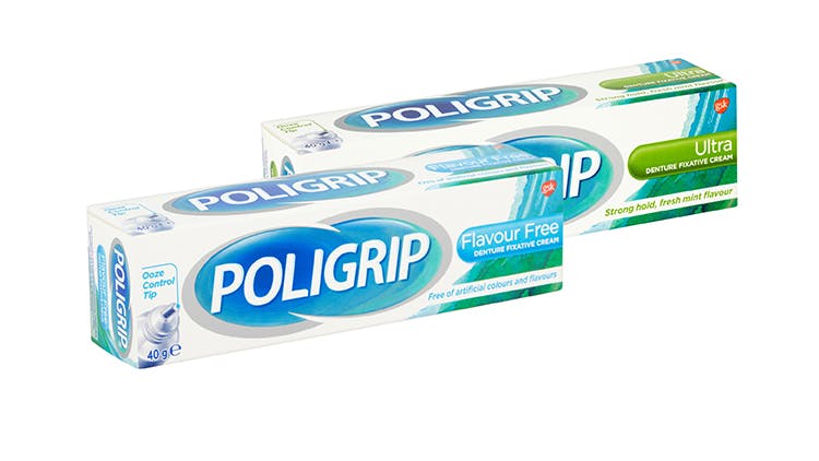 Poligrip fixative