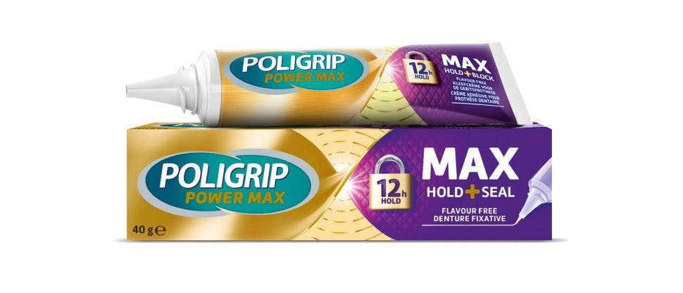 Poligrip Max Hold + Seal fixative pack