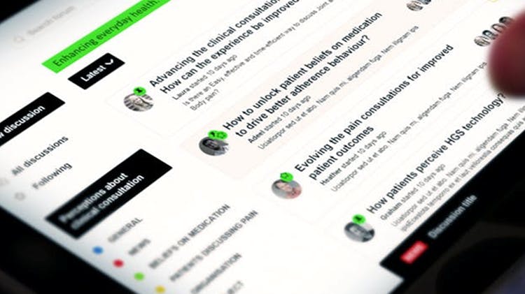 Image of tablet browsing Haleon HealthPartner