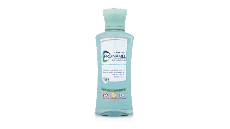 Sensodyne Pronamel Mouthwash shot