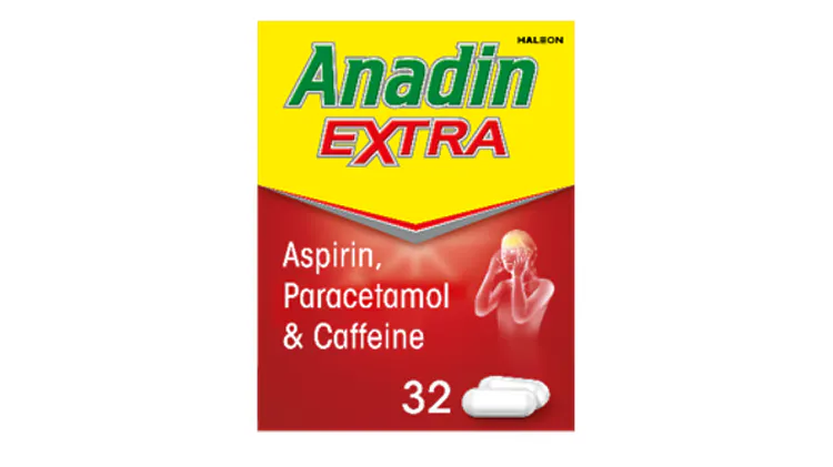 Anadin Extra 32-tablet packshot.