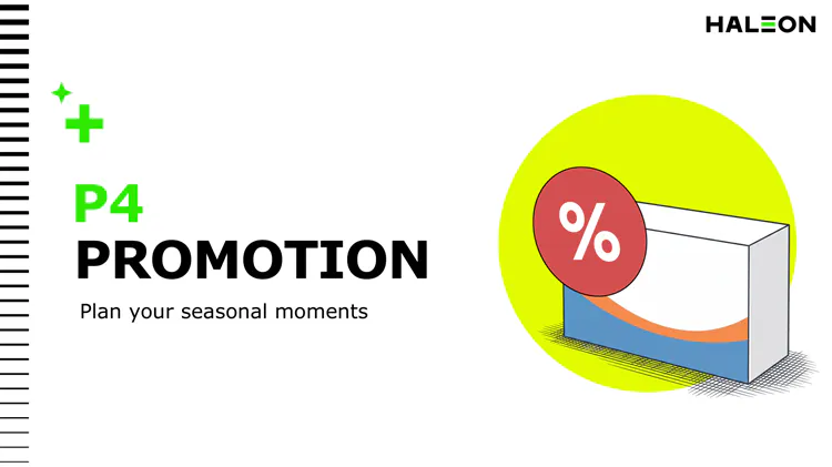 Product box and percentage symbol