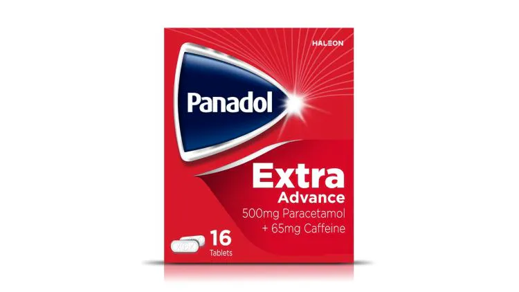 Panadol Extra Advance 500mg/65mg Tablets (Paracetamol, Caffeine) 16 pack