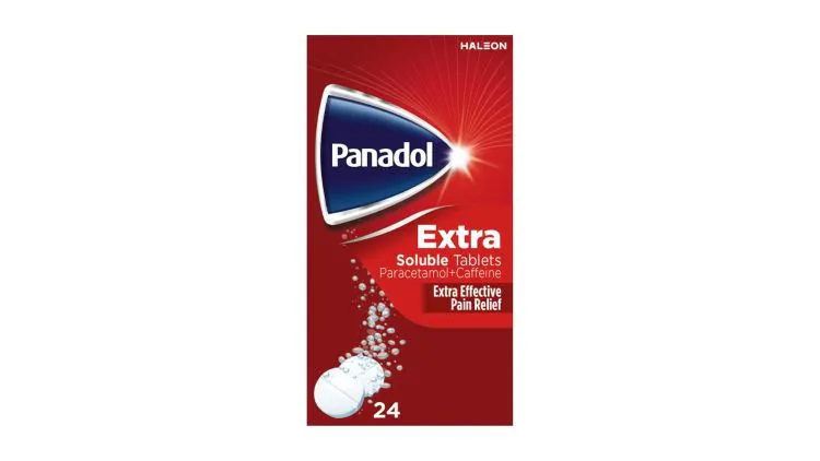 Panadol Extra Soluble Tablets (Paracetamol, Caffeine) 24 pack