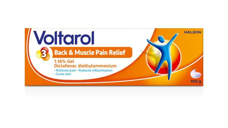 Voltarol Back & Muscle Pain Relief 1.16% Gel (diclofenac diethylammonium) 100g