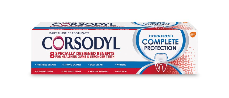 Corsodyl Complete Protection Extra Fresh Toothpaste