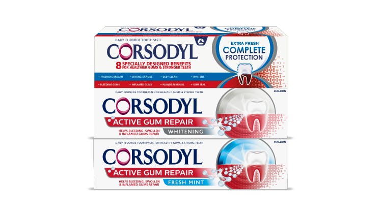 corsodyl  range 