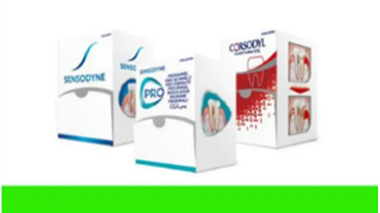 Toothpaste samples packshots