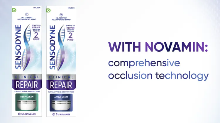 Sensodyne Clinical Repair toothpaste packshot