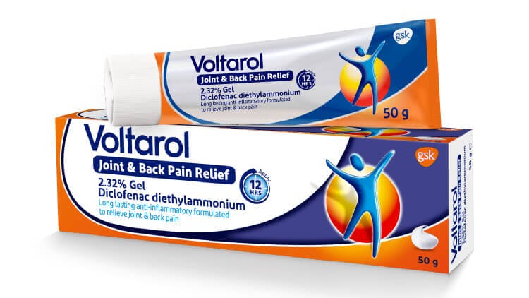 Voltarol Max Strength Pain Relief 2.32% gel pack
