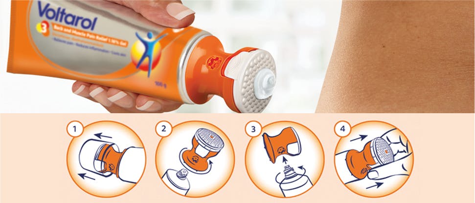 Voltarol_220_Health_Portal_970x415 2 No Mess applicator directions and product image